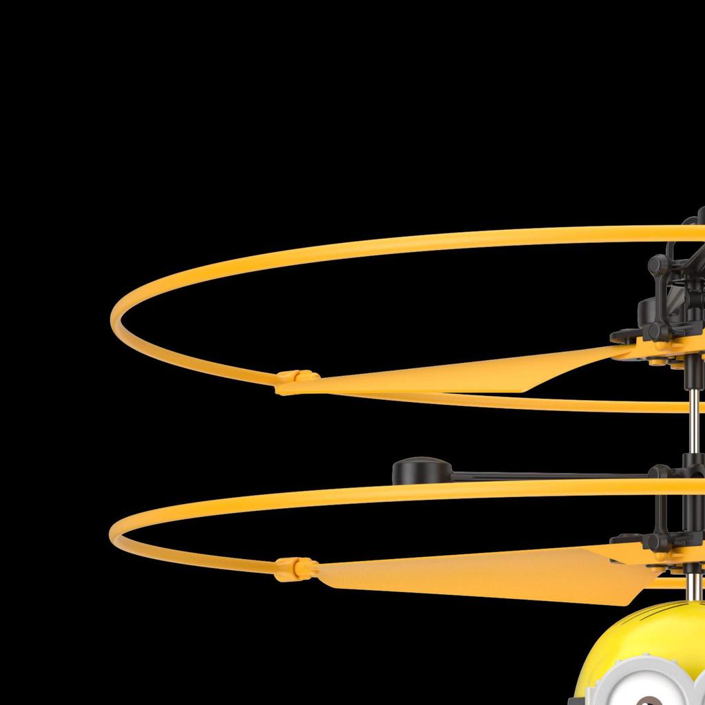 Remote Control Minions Flying Toy for Kids with Smart Sensor and Rocking Control