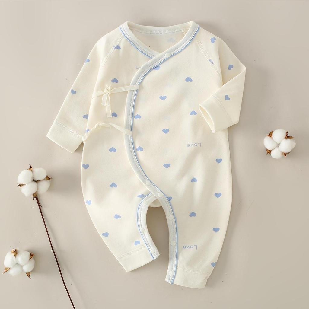 Newborn Baby Jumpsuit - Pure Cotton, Spring & Autumn, 0-6 Months, Base Layer & Crawling Rompers.
