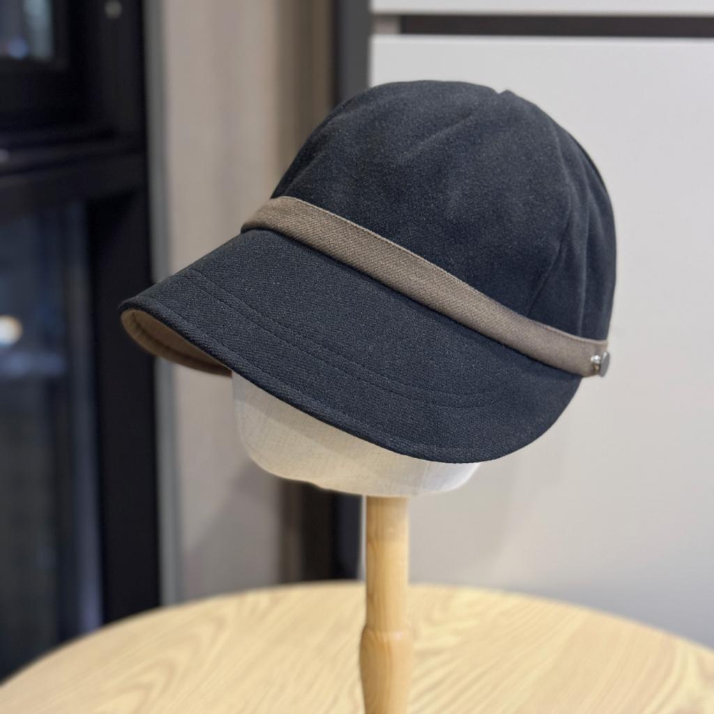 Zhao Lusi's Same Style Baseball Cap for Women, New Autumn and Winter Versatile Wide-brimmed Cap That Covers the Face and Makes the Face Look Smaller