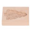 Carved Wooden Cookies Cutter Mold Kitchen Gingerbread Biscuit Press Stamp Embossing Mould Christmas Tree Shape