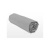 Drap housse uni 100% coton - Bonnet 25cm - Gris clair - 160x200 cm