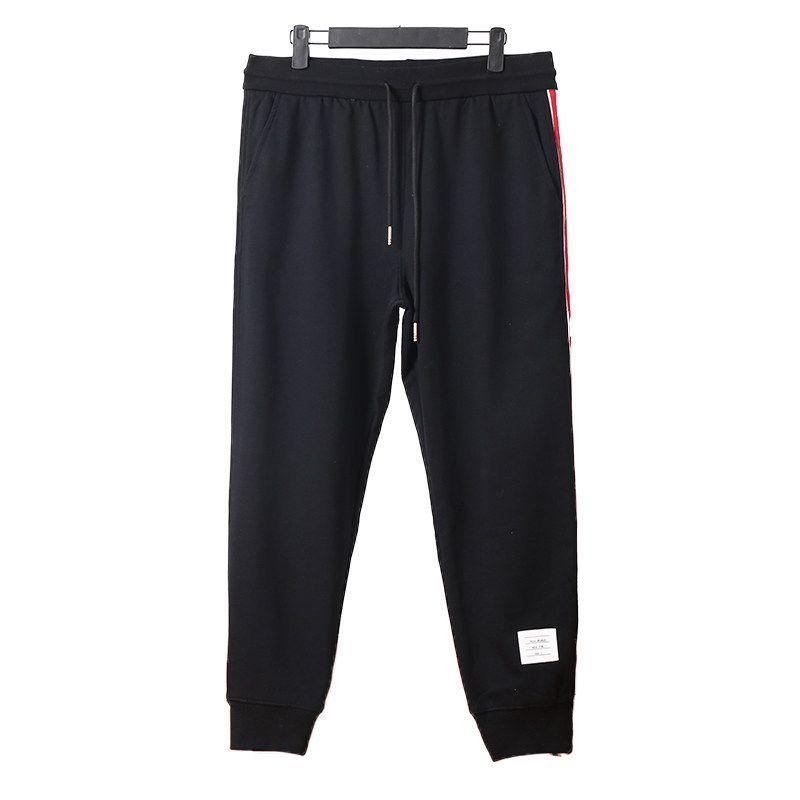 Trendy Brand Side-Striped Color Webbing Jogger Sweatpants for Men and Women, Couple Style, Plus-Size Sports Casual Pants