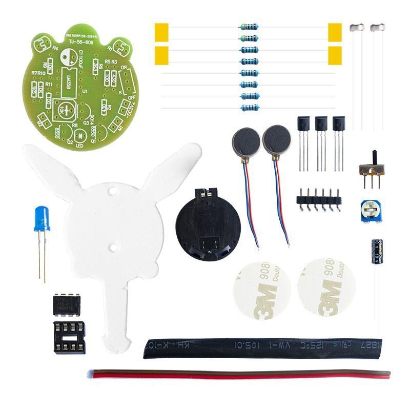 

TJ-56-606 Photosensitive Firefly Robot Kit, DIY Electronic Welding Board with Tail Light Breathing Lamp