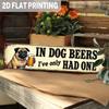 Retro Metal Wall Art for Home Office Beer Bar Decor
