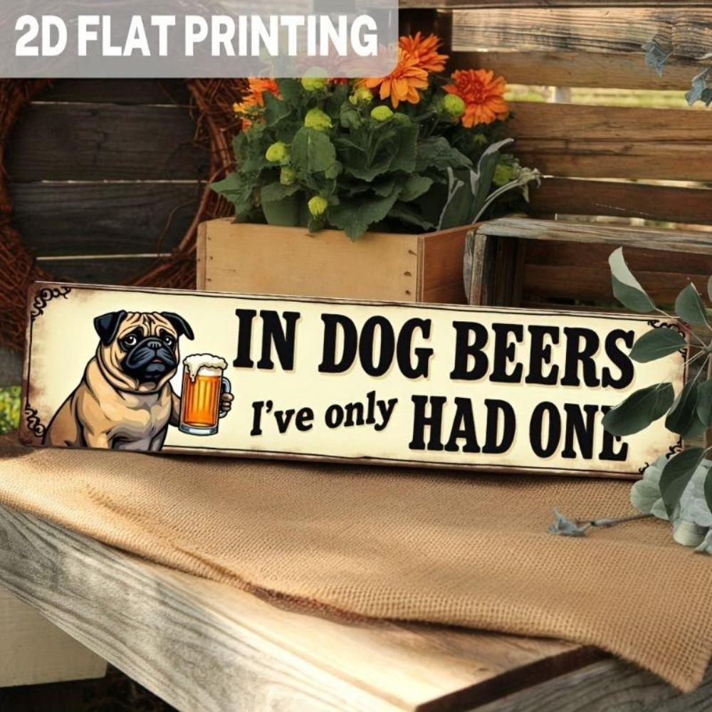 Retro Metal Wall Art for Home Office Beer Bar Decor