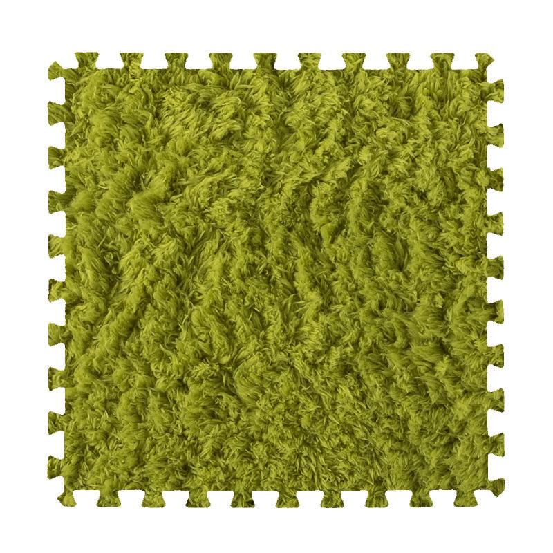 Children's Soft Velvet Patchwork Anti-Slip Play Mat for Bedroom or Bay Window