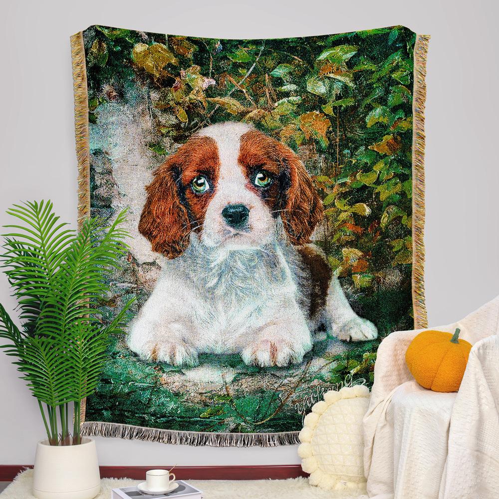 New Outdoor Camping Blanket Decorative Tapestry Dust-proof Full Cover Sofa Towel Sofa Cover Thickened Office Nap Blanket 160x130