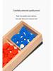 Montessori Math Abacus & Number Counters: Educational Toys for Kindergarten Cognitive Development (1-10)