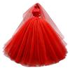 Robe de Mariée pour Poupée Jouet 1/6, Robe de Bal Formelle pour Poupée Robe du Soir avec Voile pour Collection Poupée à Articulations Sphériques Présentation et Stylisme