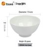 Wuhe A5 Melamine Rice Bowls (Set of 5)