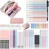 Back to School Stationery Set with High Appearance Pencil Pouch, Elementary Student Reward Gift, Multifunctional Pencil Case Learning Supplies