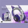 Cat Ear Luminous Bluetooth Headphones for Kids - Universal Compatibility