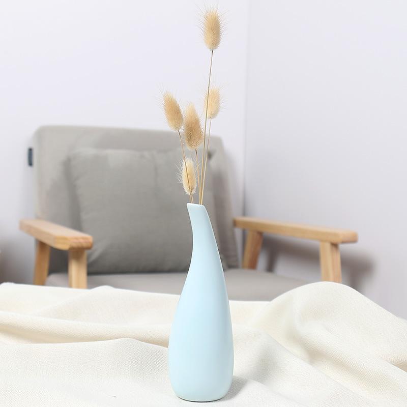 Kiln Ceramic Vase Simple and Fashionable Home Decoration Vase Living Room Dining Table Top Vase Small Flower Utensils