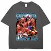 T-shirt Imprimé Tank Gervonta Davis Style Vintage Harajuku Hip Hop Ample Vintage T-shirts Boxe Coton T-shirt Streetwear