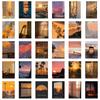 60Pcs Retro Sunset Waterproof Graffiti Sticker Aesthetic Decorative Luggage Laptop Phone Fridge Scrapbook Decals