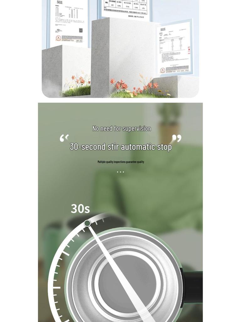 Smart Portable Mixer: Electric Coffee Cup & Magnetic Protein Shaker
