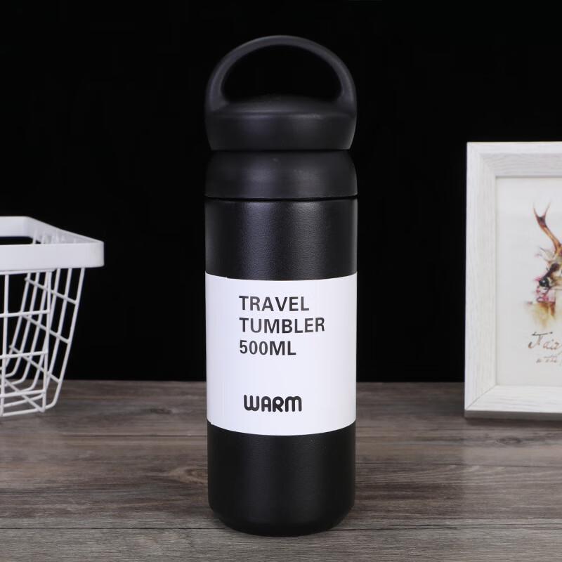 Shangqi Portable Double-Layer Stainless Steel Insulated Travel Mug
