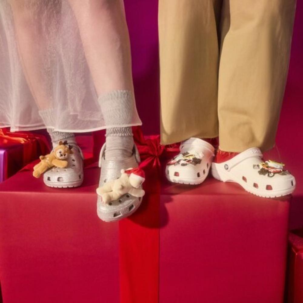 Crocs Unisex Classic Glitter Clog 205942 6wv