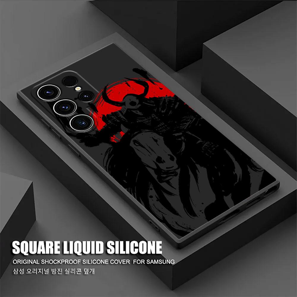 

Samurai Red Sun Swordsman Anime Phone Case For Samsung Galaxy S26 Ultra Cases S25 FE S24 S23 S21 Ultra S20 FE S22 S26 Plus Cover Galaxy S20 5G