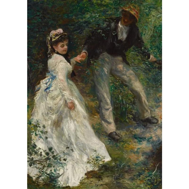 Canvas Painting Vintage Pierre Auguste Renoir Artworks Lunch of The Boating Party Art Poster Wall Prints Picture Room Home Decor
