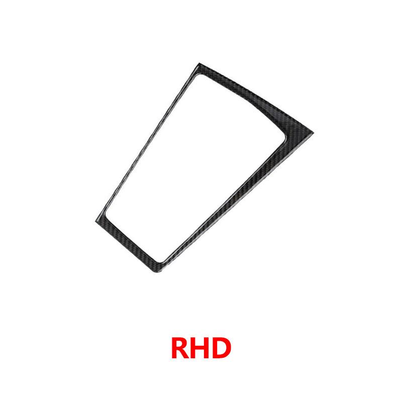 For VW Golf 8 GTI MK8    Car Interior Accessories Soft Carbon Fiber Decorative Stickers Gear Shift Panel Cover Trim