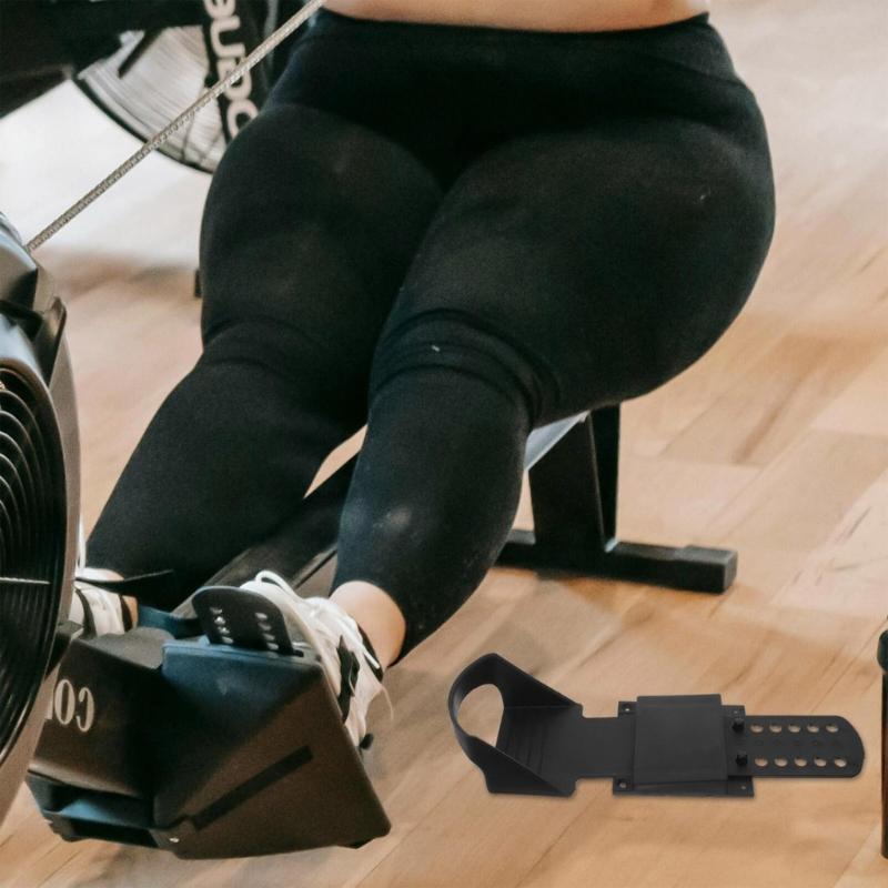 Rowing Machine Foot Pedals Nonslip Practical Trainer Pedal Light Weight Fitness Equipment Pedals for Sports Exercise