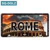 BARCELONA City License Plate Vintage Metal Tin Sign for Bar Home Wall Decor