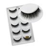 3/5 Pairs 3D Faux Mink Hair Soft Eyelashes Natural Thick Long False Eyelashes Dramatic Fake Lashes Handmade Eyelashes Faux Cils