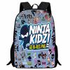 Zaino Scolastico Ninja Kidz Stampato, Zaino Casual Cartone Animato Scuola Elementare 1a Elementare
