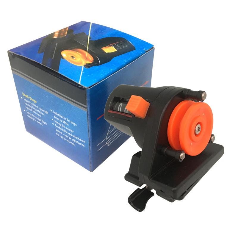 Counter Fishing Line Depth Measurement Tool Fishing Tackle Length Measurement Counter 0-999M 6Cm Peso Fishing Equipment