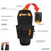 ToughBuilt - Technician's 7-Pocket Pouch - Large - ClipTech™ Pouch with Clip/Insert, 4 Perfect Fit Screwdriver Loops, 12 Pockets/Loops, Measuring Tape