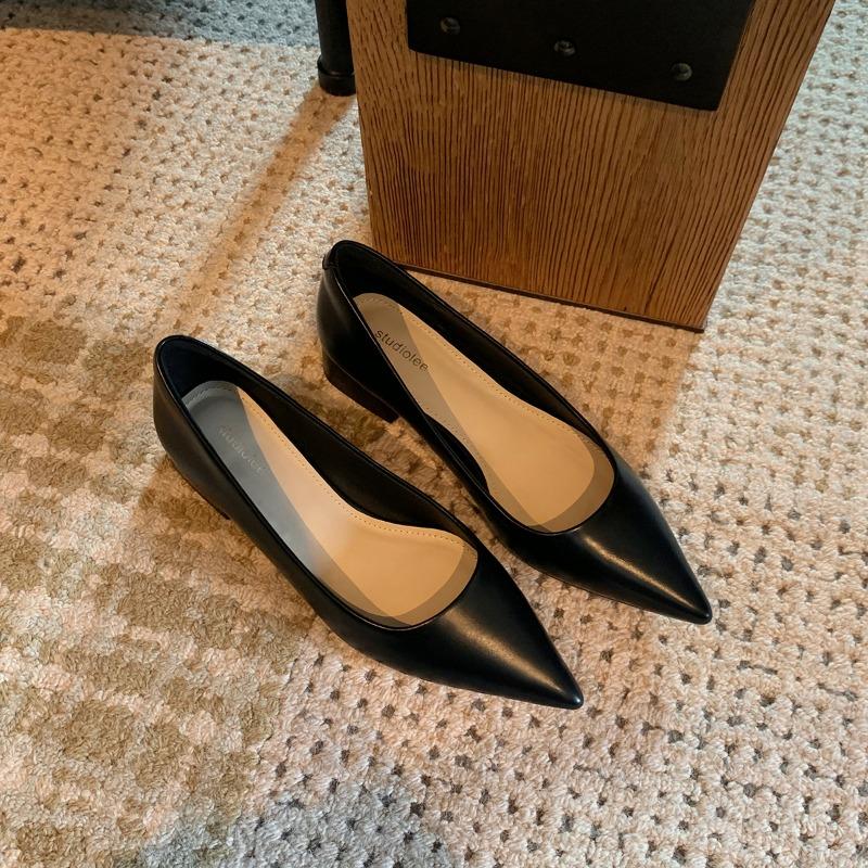 

~ Miss Liz~ Elegant little pointed head one-word bow back empty stiletto high heels women 34 чёрный