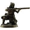 Bílá měď Japonský šógunát Samurajové Vojáci Figurky Miniatury Vintage Kovové Vojáky Soška Stolní Ozdoba