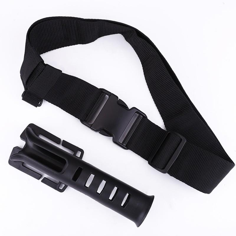 Adjustable Fishing Rod Holder Belt Clip With Locking Hook Portable Gear Anglers