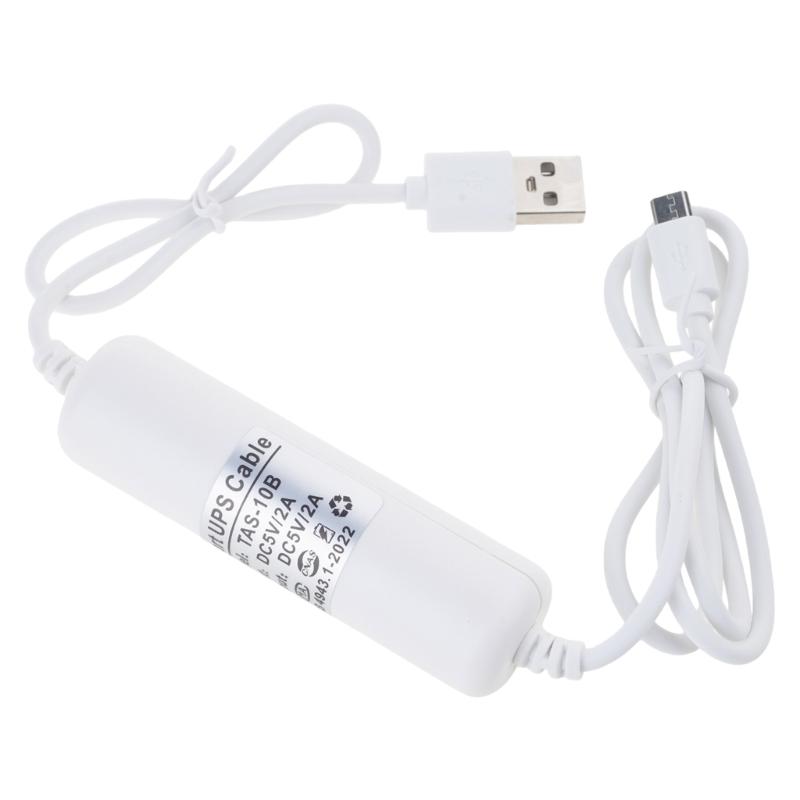 Mini UPS Battery Backup 5V Uninterruptible Power Supply Built-in UPS Battery for Security Camera Backup Power Adapter 1