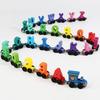 Wooden Magnetic Number Letter Lion Toy For Toddler Educational Play And Early Learning