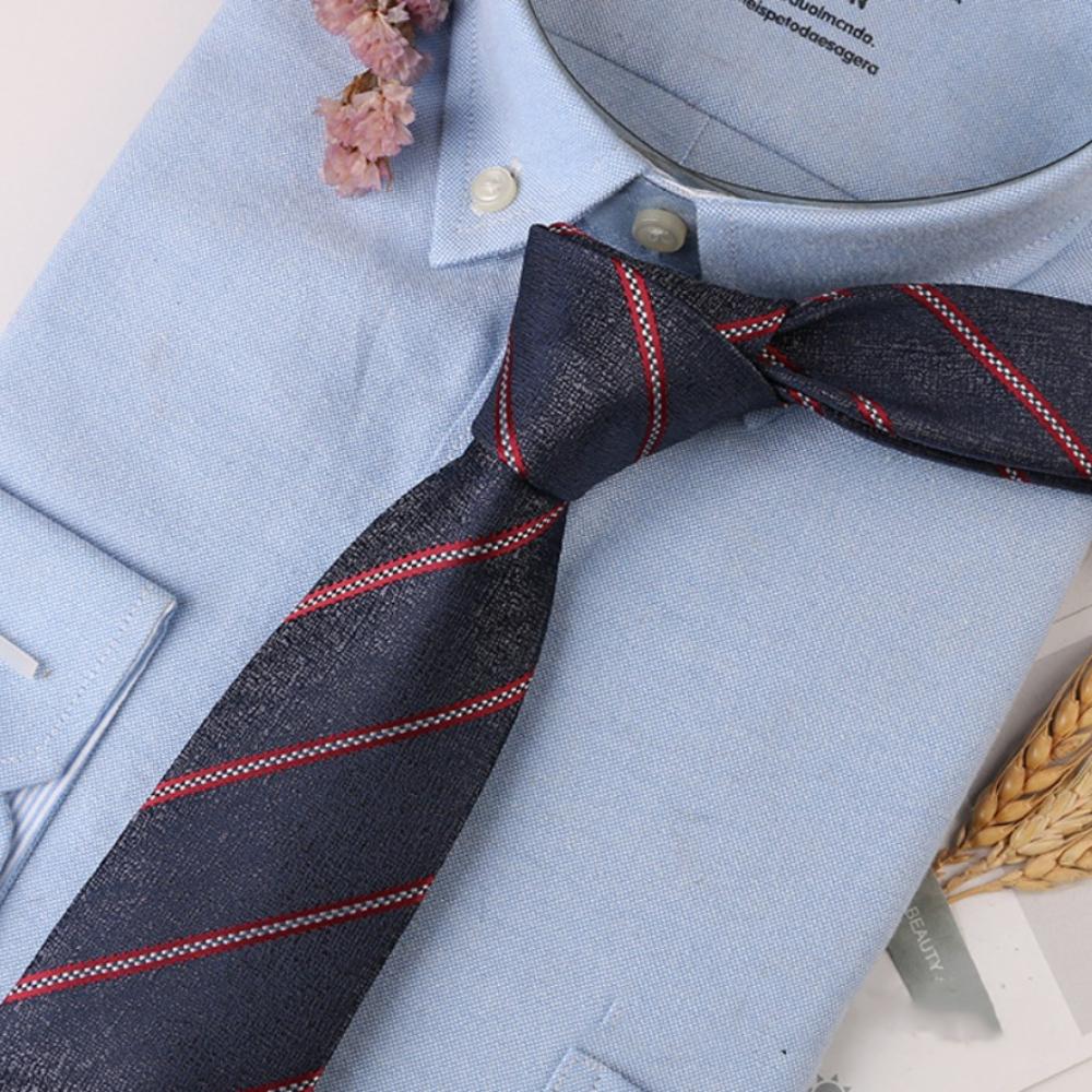 Regulowany Żakardowy Krawat Kwiatowy Miękki Pasiasty Dzianinowy Krawat Akcesoria do Garnituru