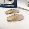 Flat-bottomed Toe Shoes Half-slippers Female Summer One-foot Shoes Single-shoes Fisherman's Flip-flops