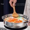 3 Tier Stainless Steel Steamer with Glass Lid 28cm Steaming Cooker Thickened Cookware Multifunctional Cooking Pot