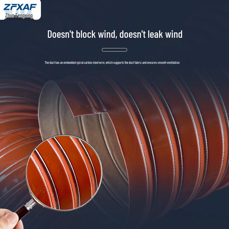 ZFXAF Red Silicone High-Temperature Air Duct