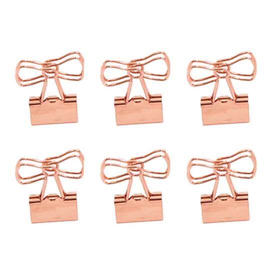 6Pcs Metal Paper Clips Cute Animal Shape Binder Clamps for School Office Colorful Document Photo Holders