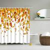 Beautiful Colorful Flower Floral Printed Shower Curtains Frabic Waterproof Polyester Bath Curtain With Hooks 180x180cm