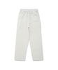 FALLETT Brush Logo One-Pleat Wide Sweatpants Oatmeal
