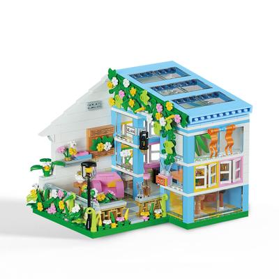 IMPLAY TOYS Fairy Tale Town Series House Version Sunshine Flower House 608 Pieces (2036)