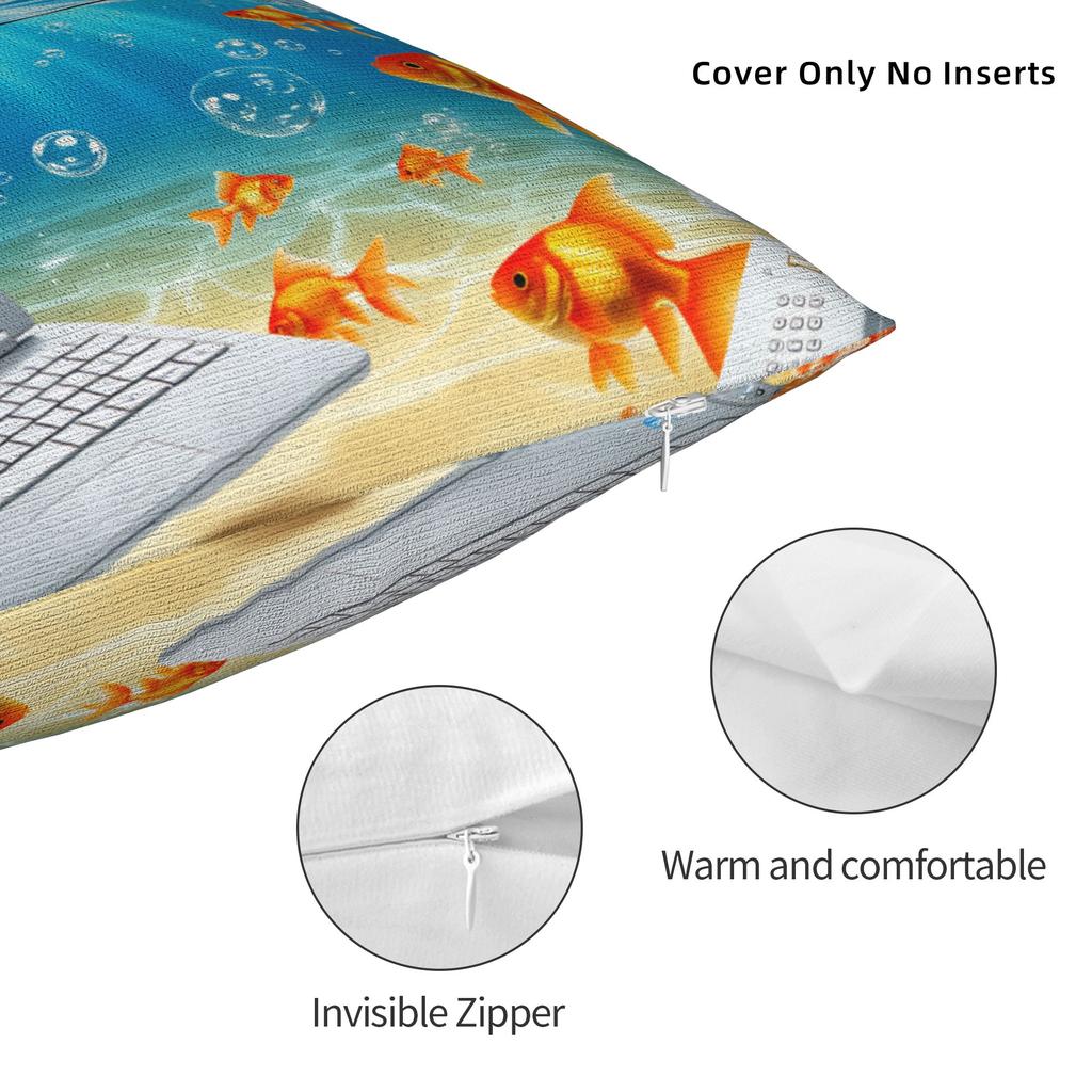 Pillow Cover Frutiger Aero Aesthetic  Retro Trendy Pillow Case For Sofa Car Home Decor Pillowcases