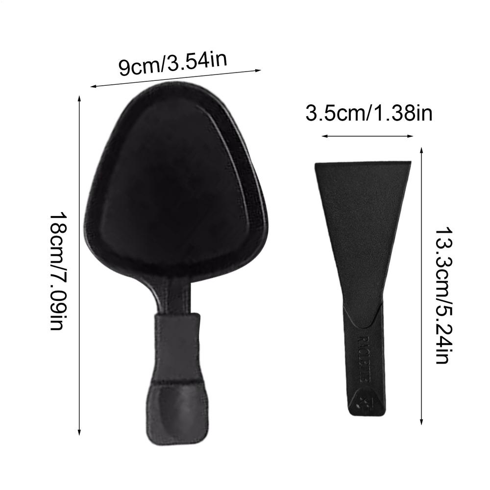 Metal Carbon Steel Cheese Non-stick Raclette Frying Pans with Spatula Cook Set For Restaurant Outdoor Indoor Kitchen Cooking Pan