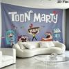 Toon Marty Cartoon Character Pattern Home Decor Tapestry, Wall Hanging, Decorative RV Wall Cloth.ZGT0914111