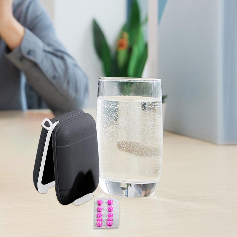 Pillendose Reise Feuchtigkeitsdicht Kleine Pillendose Tragbarer Nahrungsergänzungsmittel Tablettenbehälter Box Täglicher Medikamentenhalter für Reise