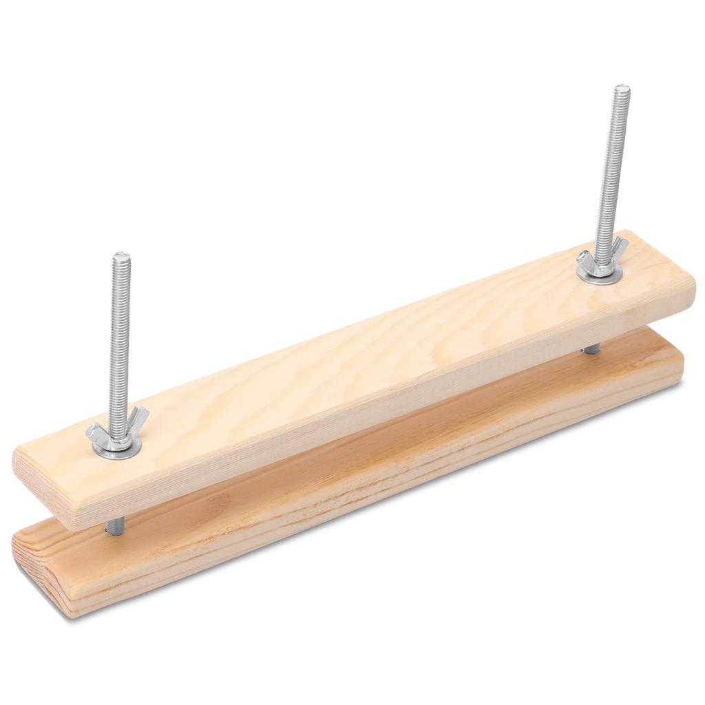 1 Pc Bamboo Wood Book Press Portable Bookbinding Press Reusable Books Press Tools Manual Book Binding for Bookbinding Supplies