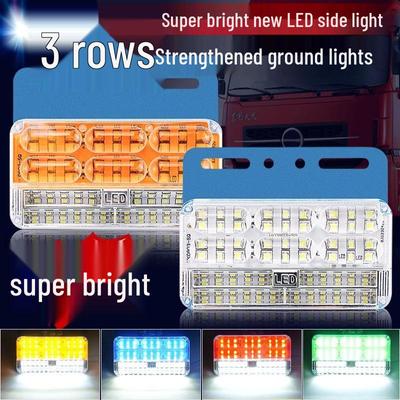 Super Bright LED Waterproof 24V Truck Side Marker and Clearance Warning Lights